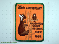 Click to enlarge 1982 Haliburton Scout Reserve 35th Anniversary
